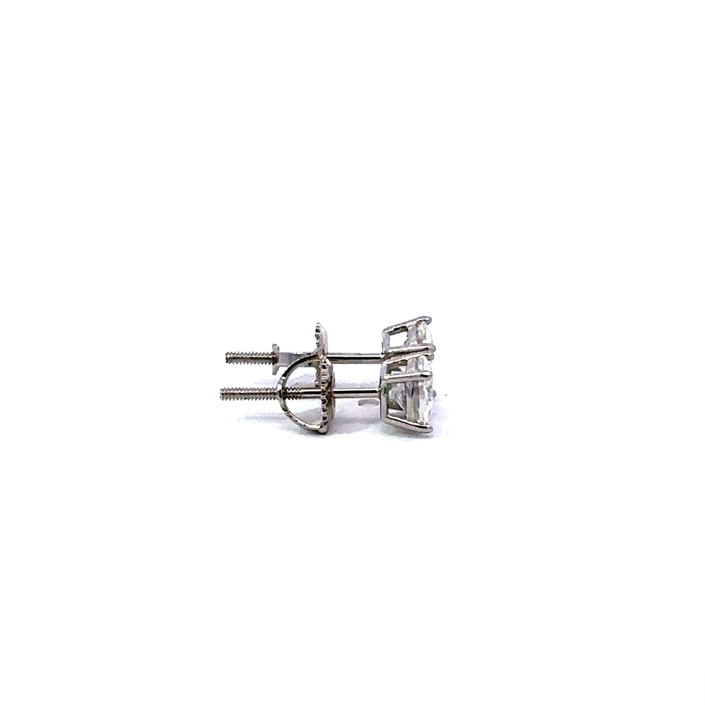 ZYRIEL 1.0 CTW 925 RHODIUM MOISSANITE ICED OUT EARRING | 991001