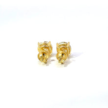 VELM 1.0 CTW 925 GOLD MOISSANITE ICED OUT EARRING | 991012