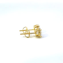 VELM 1.0 CTW 925 GOLD MOISSANITE ICED OUT EARRING | 991012