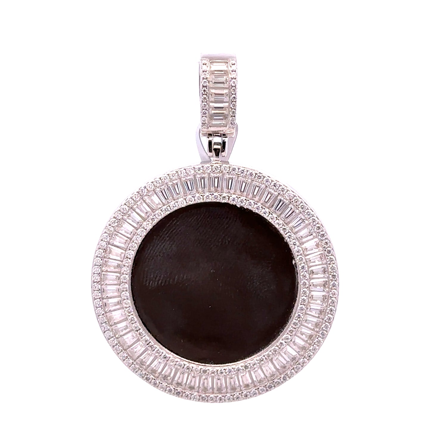 9911111 | 925 Silver Moissanite Rhodium Pendant
