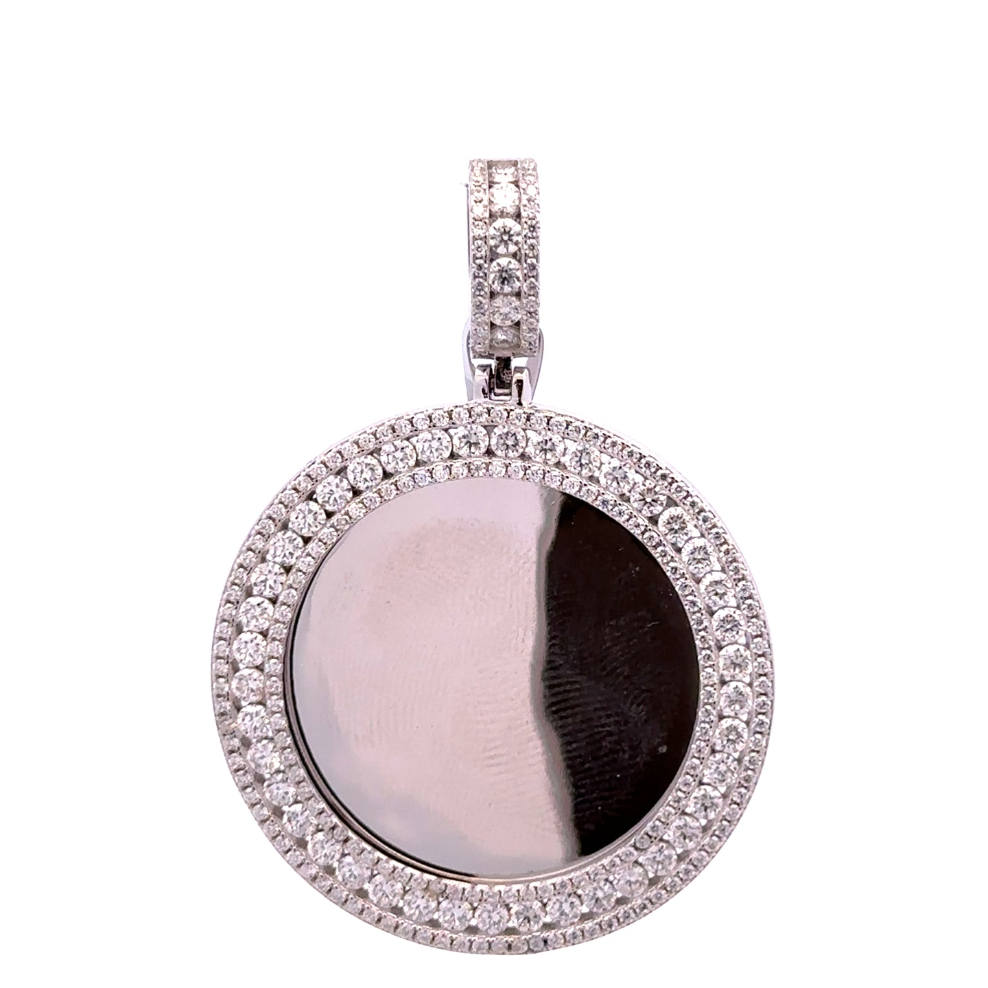 9911141 | 925 Silver Moissanite Rhodium Pendant