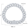 MONEYED 12MM 925 MOISSANITE CUBAN BRACELET | 991391