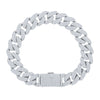 MONEYED 12MM 925 MOISSANITE CUBAN BRACELET | 991391