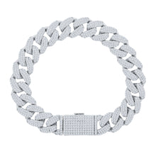 MONEYED 12MM 925 MOISSANITE CUBAN BRACELET | 991391