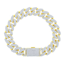 MONEYED 12MM 925 MOISSANITE CUBAN BRACELET | 991392