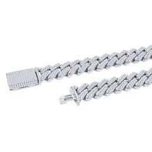 PALATIAL 12MM 925 MOISSANITE CUBAN CHAIN  | 991051