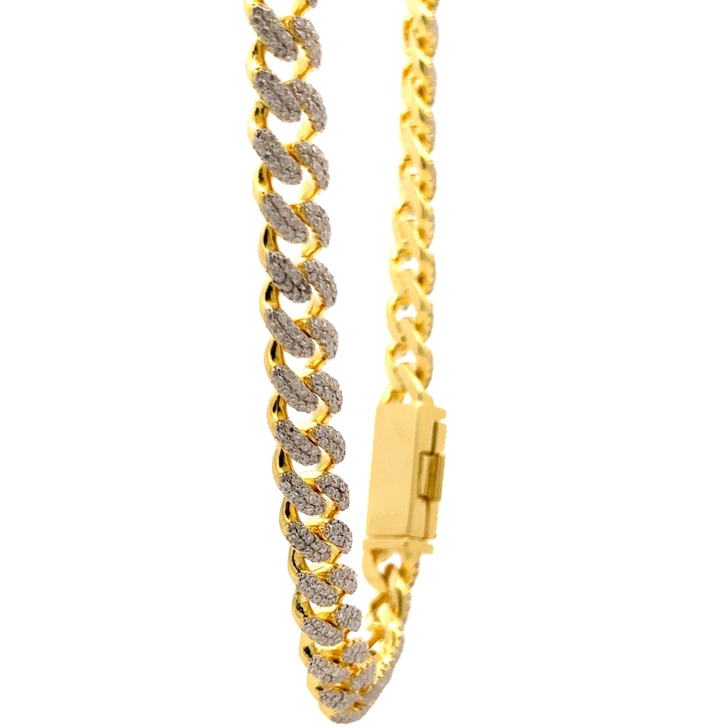 WIZARD  8MM MOISSANITE ICED OUT CHAIN I 993492