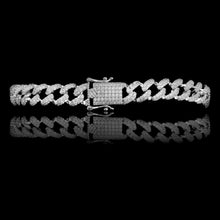 WIZARD 6MM RHODIUM MOISSANITE ICED OUT BRACELET I 993481