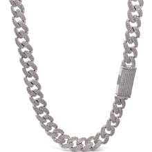 MAVIN SILVER MOISSANITE 10MM CHAIN I 991561