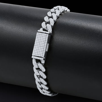 ANGUS 10MM Silver Cuban Bracelet | 9223001