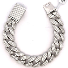 HOTSHOT SILVER MOISSANITE 18MM BRACELET I 991591