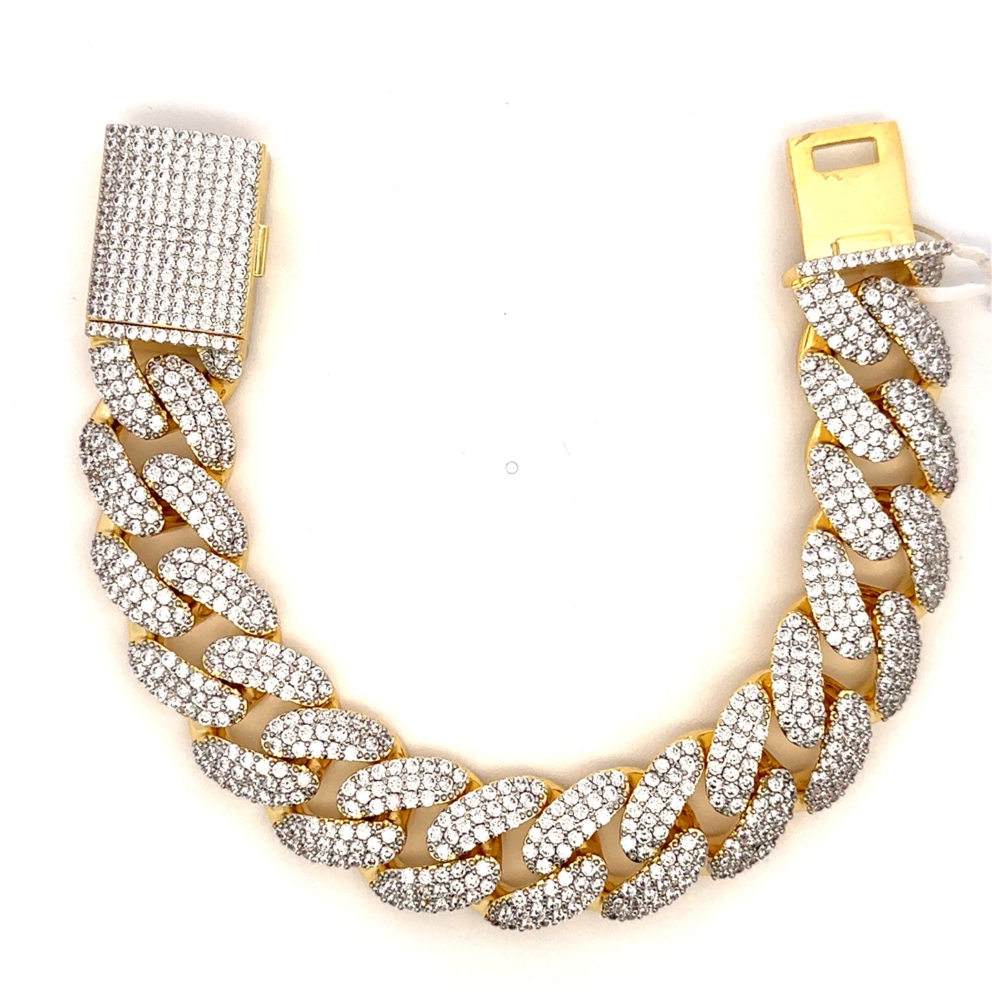 991592 I HOTSHOT SILVER MOISSANITE 18MM BRACELET
