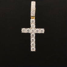 SANCTACROSS 1.21 CTW 925 CZ MOISSANITE GOLD PENDANT I 991922