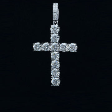 SACREDVERSE 5.09 CTW 925 CZ MOISSANITE RHODIUM PENDANT I 991931