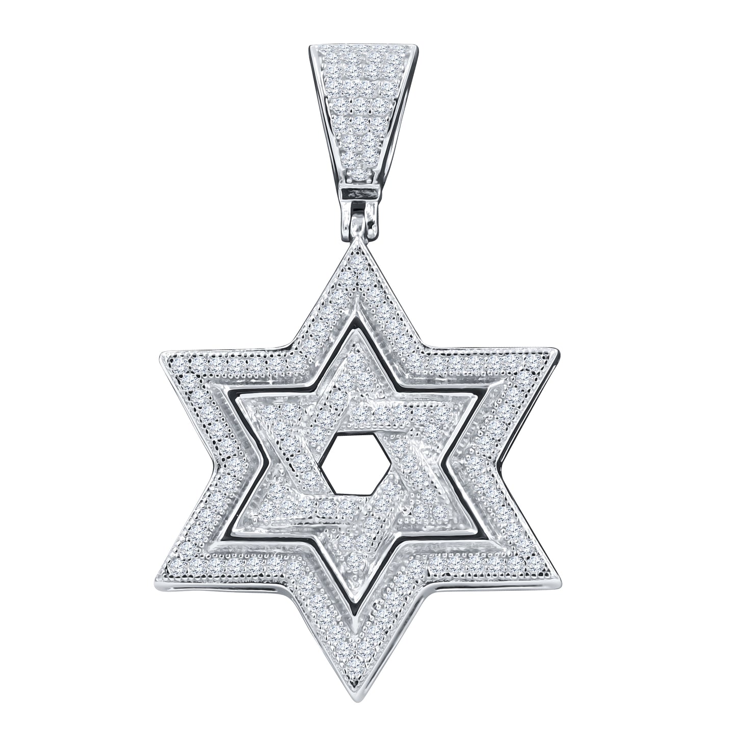 GLINT MOISSANITE SILVER PENDANT I 991991