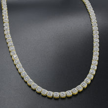 SEER 6MM SILVER MOISSANITE 6MM CHAIN   |  992082