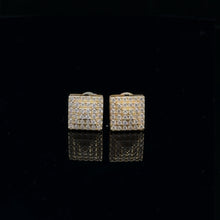 SEREN 925 GOLD MOISSANITE ICED OUT EARRING | 992122