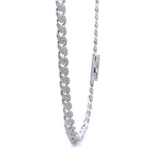 WIZARD 6MM RHODIUM MOISSANITE ICED OUT CHAIN I 993461