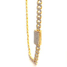 WIZARD 6MM GOLD MOISSANITE ICED OUT CHAIN I 993462