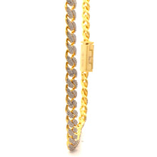 WIZARD 6MM GOLD MOISSANITE ICED OUT CHAIN I 993462