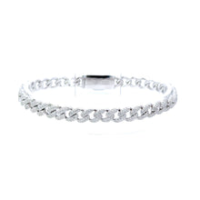 WIZARD 6MM RHODIUM MOISSANITE ICED OUT BRACELET I 993481