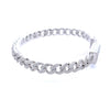 WIZARD 6MM RHODIUM MOISSANITE ICED OUT BRACELET I 993481