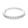 WIZARD 6MM RHODIUM MOISSANITE ICED OUT BRACELET I 993481