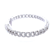 WIZARD 6MM RHODIUM MOISSANITE ICED OUT BRACELET I 993481