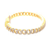 WIZARD 3.97 CTW 6 MM GOLD MOISSANITE ICED OUT BRACELET I 993482