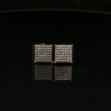 VIVACITY 925 BLACK MOISSANITE ICED OUT EARRING | 993853