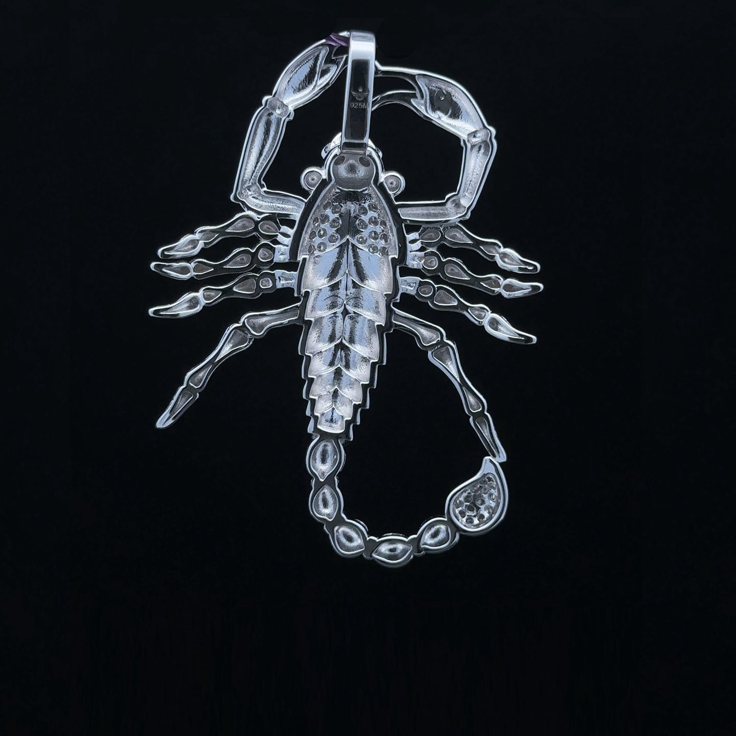 VENOMIZE 0.63 CTW 925 CZ MOISSANITE RHODIUM PENDANT I 994161