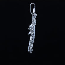 VENOMIZE 0.63 CTW 925 CZ MOISSANITE RHODIUM PENDANT I 994161