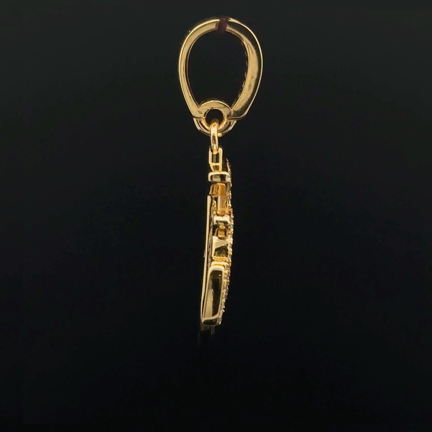 ANCHORAGE 0.73 CTW 925 CZ MOISSANITE GOLD PENDANT I 994172