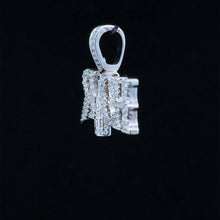 AFFLUENCE 0.92 CTW 925 CZ MOISSANITE RHODIUM PENDANT I 994181