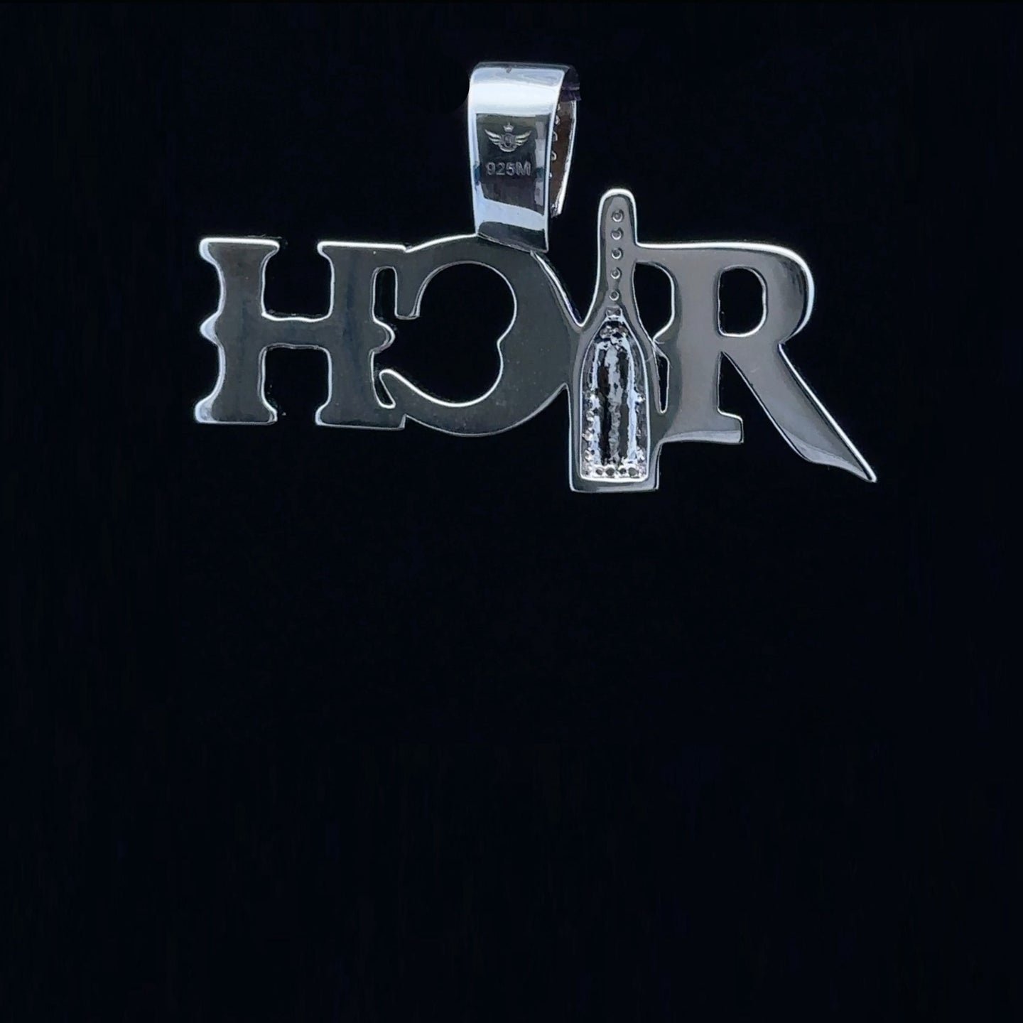 AFFLUENCE 0.92 CTW 925 CZ MOISSANITE RHODIUM PENDANT I 994181