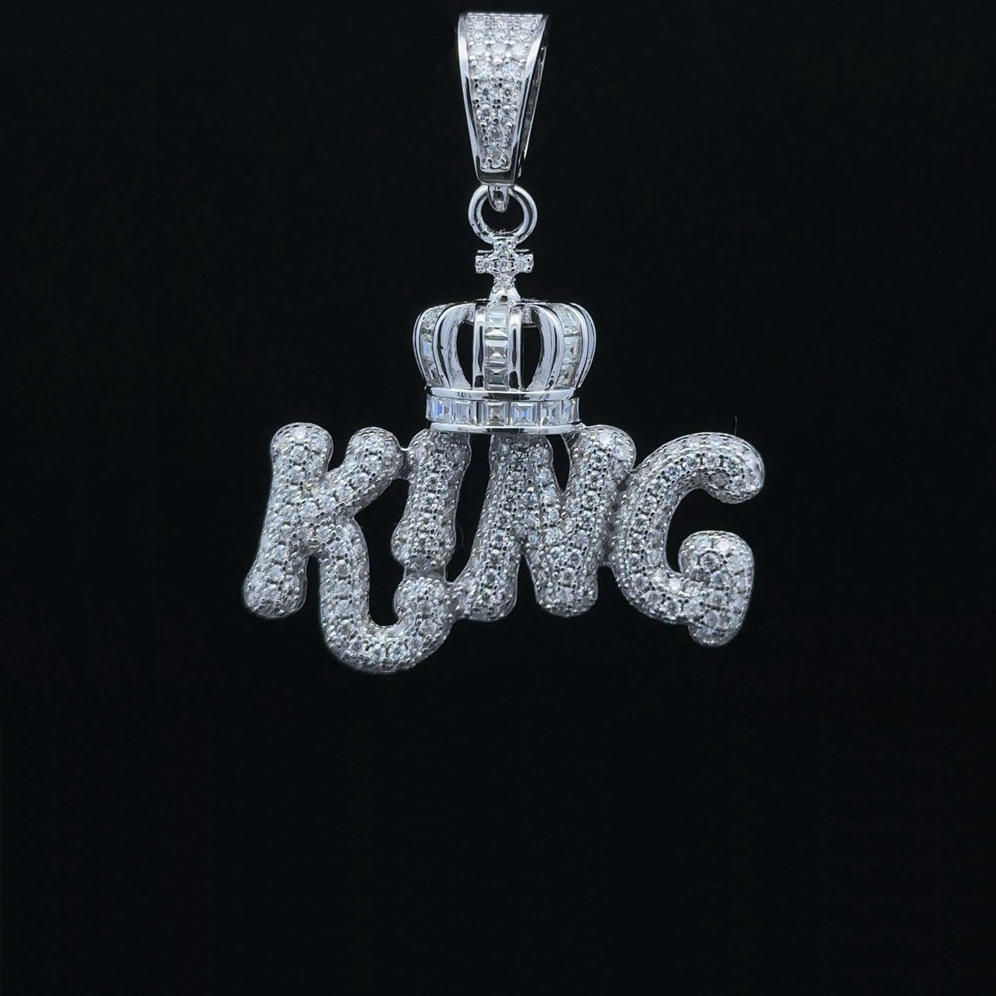 REGALIA 2.93 CTW 925 CZ MOISSANITE RHODIUM PENDANT I 994191