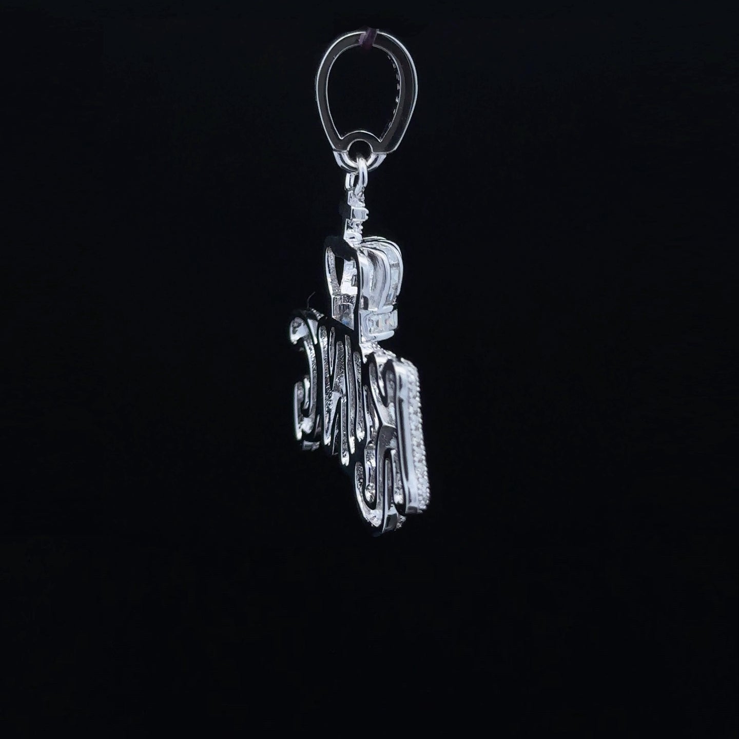 REGALIA 2.93 CTW 925 CZ MOISSANITE RHODIUM PENDANT I 994191
