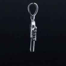 ANKHCELESTIAL 1.14 CTW 925 CZ MOISSANITE RHODIUM PENDANT I 994231