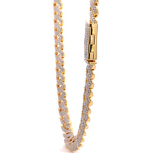 RENAZA 10MM GOLD MOISSANITE ICED OUT CUBAN I 994462