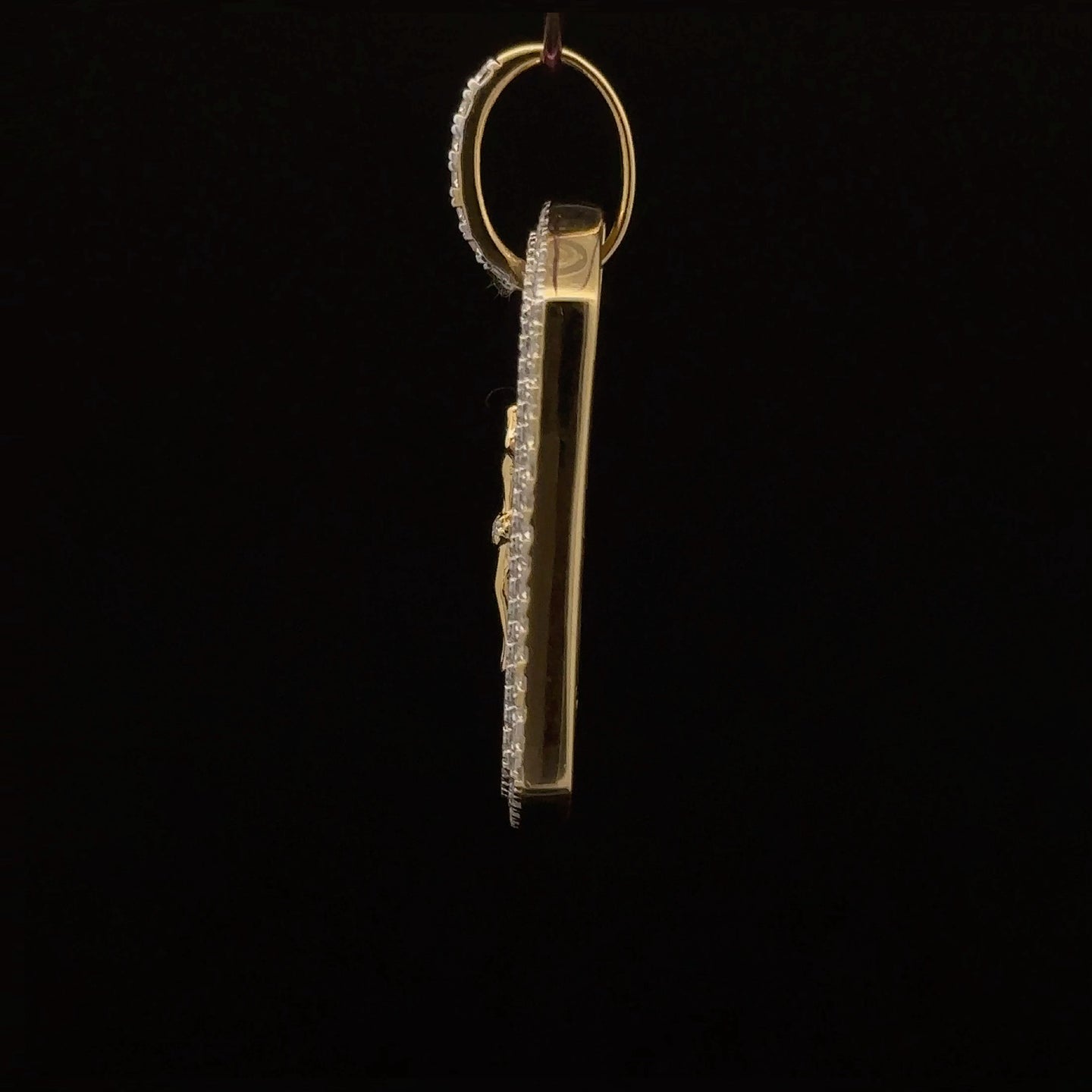 REDEEM 3.09 CTW 925 CZ MOISSANITE GOLD PENDANT I 994552