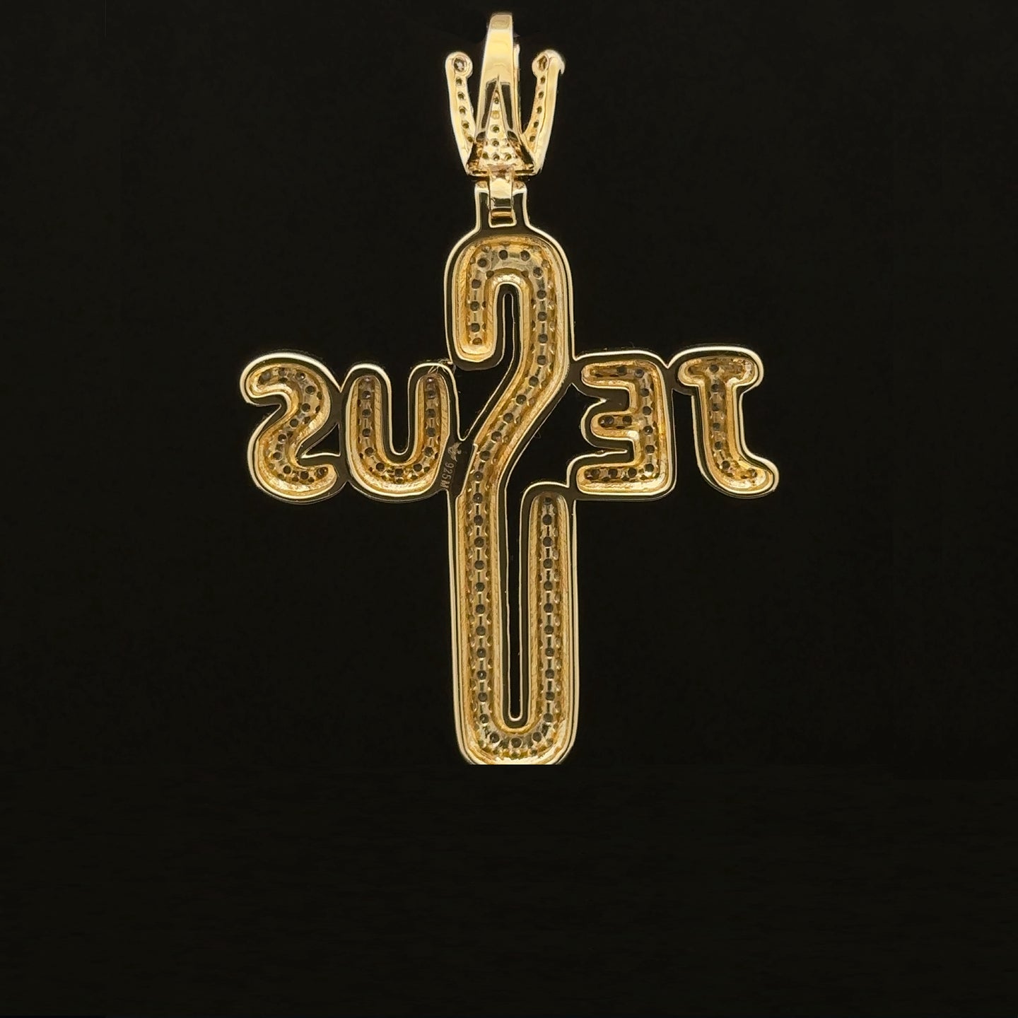 DIVINEGLOW 0.75 CTW 925 CZ MOISSANITE GOLD PENDANT I 994562