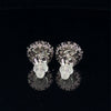 QUIESCENT 925 RHODIUM MOISSANITE ICED OUT EARRING | 994671