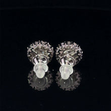 QUIESCENT 925 RHODIUM MOISSANITE ICED OUT EARRING | 994671