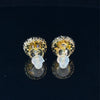 INCANTATION 925 GOLD MOISSANITE ICED OUT EARRING | 994672