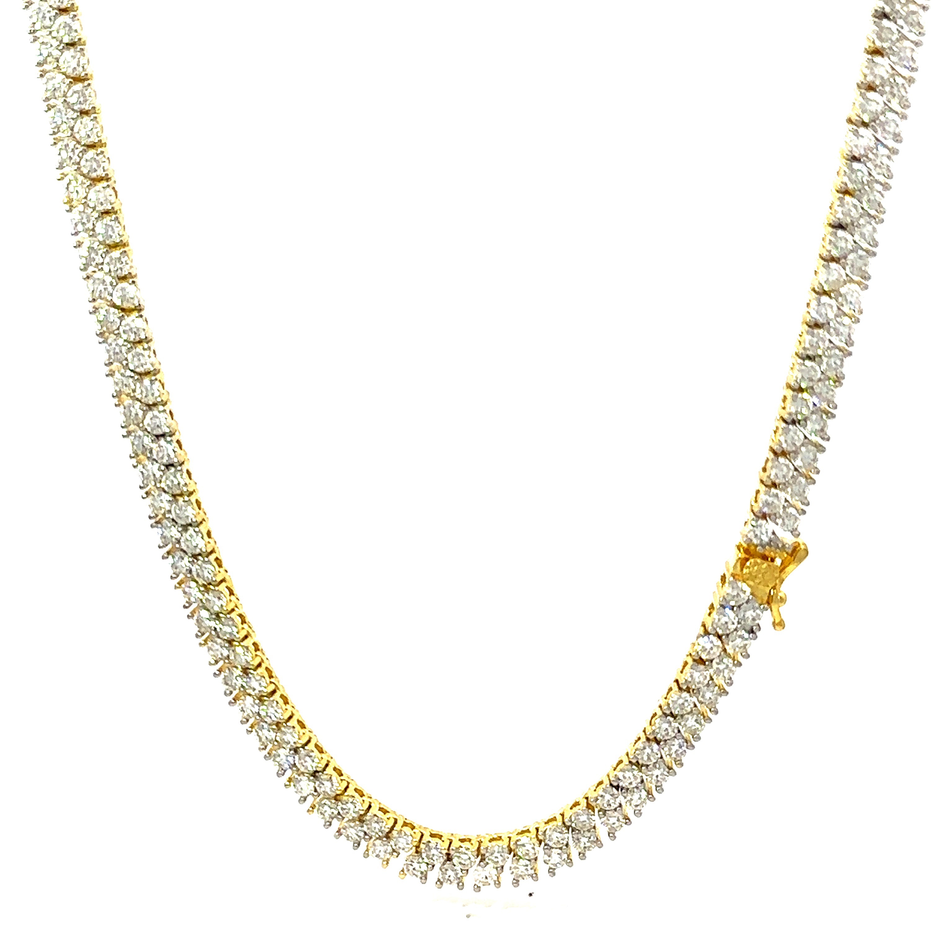 CERYS 5MM GOLD MOISSANITE ICED OUT CHAIN  |  994692