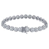 FLOWER SILVER MOISSANTE 7MM BRACELET |  994721