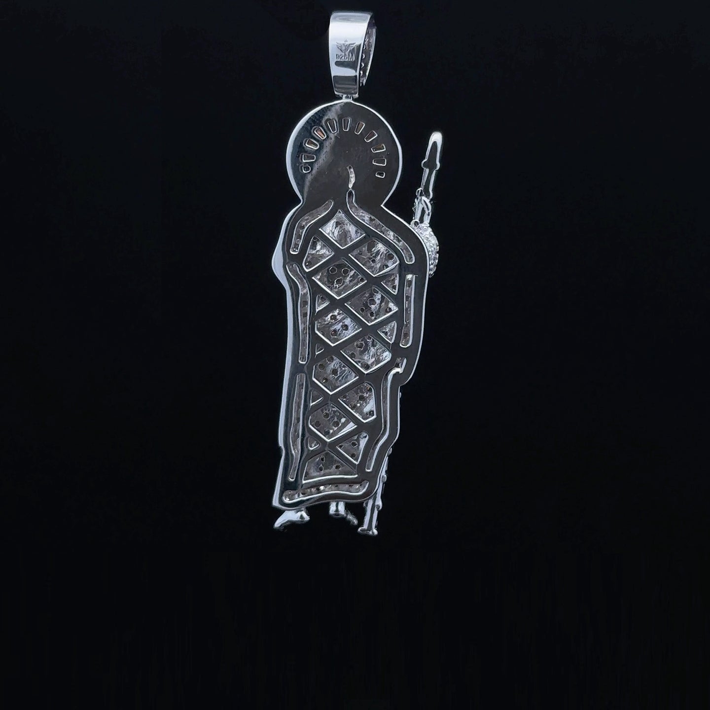 SANCTUM 2.99 CTW 925 CZ MOISSANITE RHODIUM PENDANT I 994821