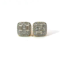 NOCTURNE 1.03 CTW 925 GOLD MOISSANITE ICED OUT EARRING | 994842