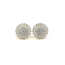 ODYSSEY 1.04 CTW 925 GOLD MOISSANITE ICED OUT EARRING | 994852