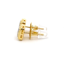 NIMBUS 0.24 CTW 925 GOLD MOISSANITE ICED OUT EARRING | 994862